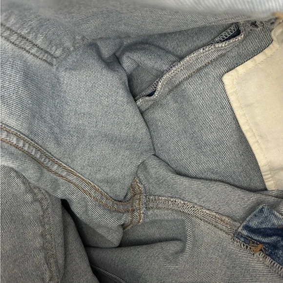 Citizens of Humanity Franca Pleat Front Jeans Spirited Wash High Rise Light Wash - Picture 7 of 14